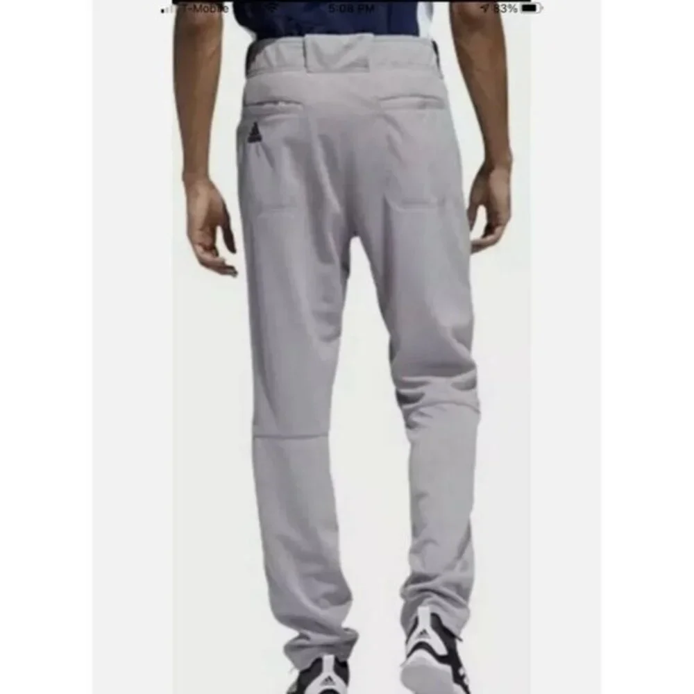 Adidas‎ Men’s XXL 2XL Diamond King Elite Baseball Pants Grey CY2098 NWT